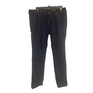 H&M SQIN low waist slim leg dark wash Navy size        29 X 32